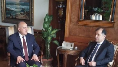 صورة وزير الرى يبحث مع سفير طاجيكستان  تعزيز التعاون بين البلدين في مجال الموارد المائية 